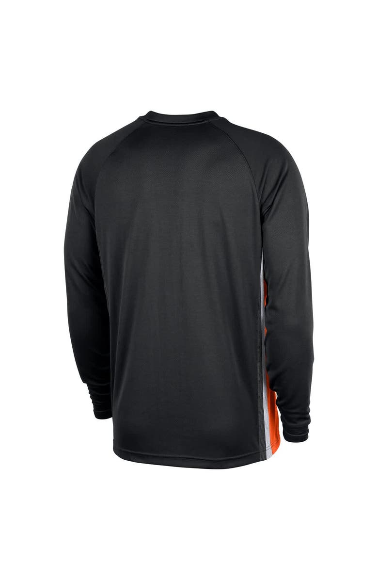 Nike Men's Nike Black LA Clippers 2025/26 City Edition Authentic Pregame Dri-FIT Long Sleeve Shooting T-Shirt, Alternate, color, Black