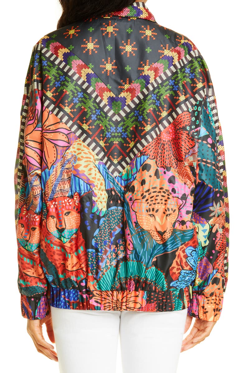 FARM Rio Cool Leopards Windbreaker Jacket, Alternate, color,