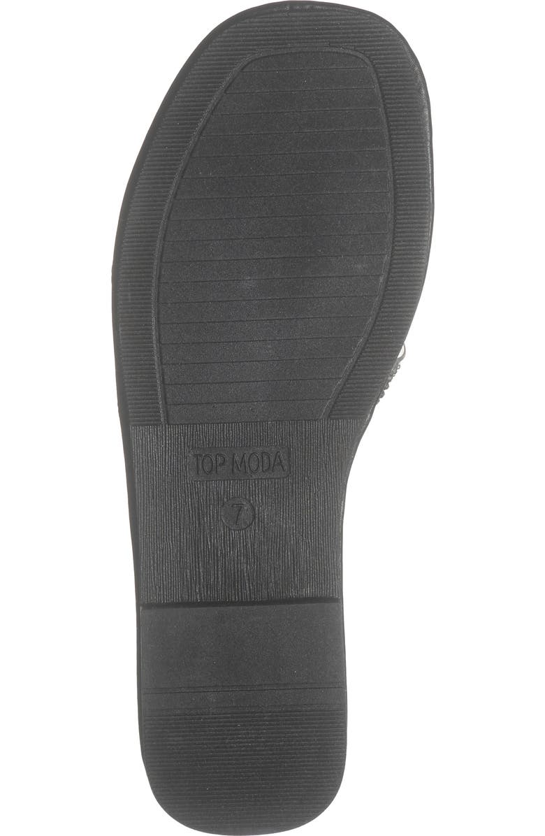 TOP MODA Raven Slide Sandal, Alternate, color, Pewter