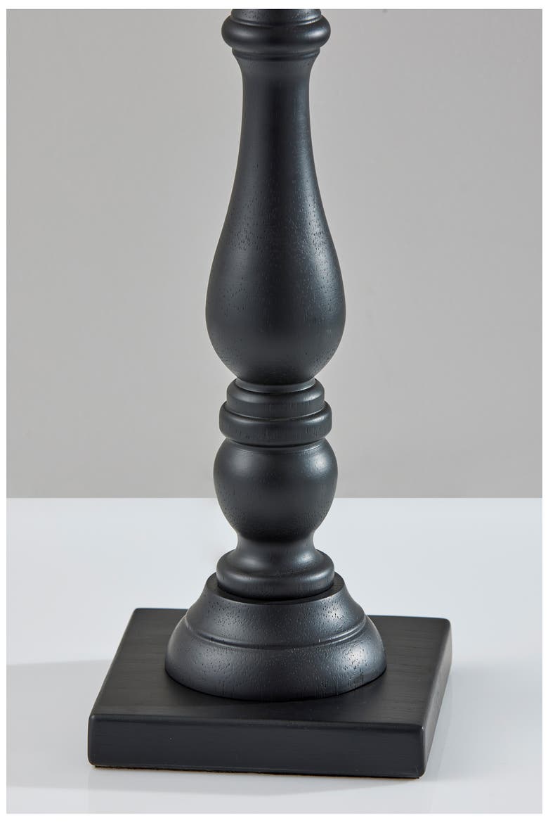Zeek Table Lamp, Alternate, color, BLACK WOOD