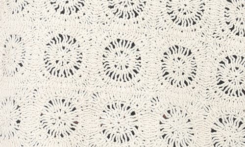 RAIN AND ROSE RAIN AND ROSE OPENWORK COTTON TOP 