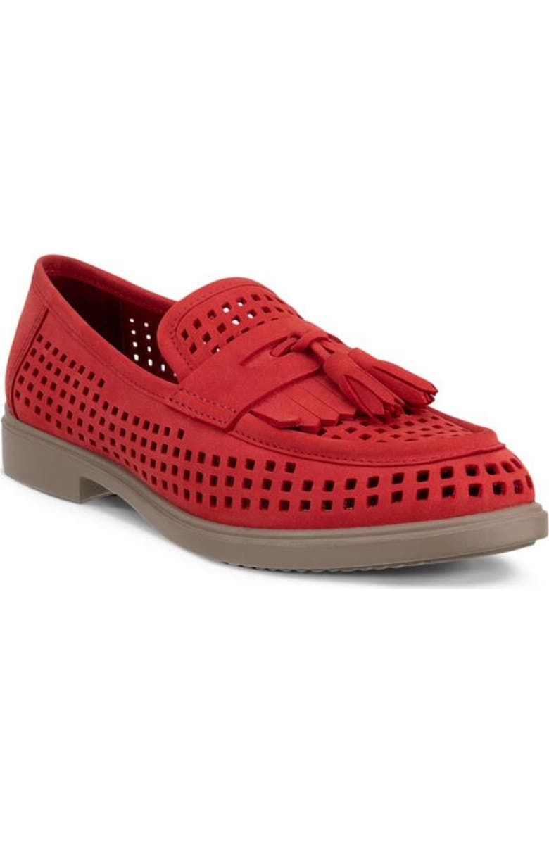 ECCO Classic 15 Tassel Loafer, Main, color, Chili Red