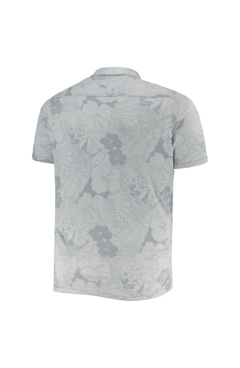 Tommy Bahama Men's Tommy Bahama Gray Cleveland Browns Big & Tall Miramar Blooms Polo, Alternate, color, Gray