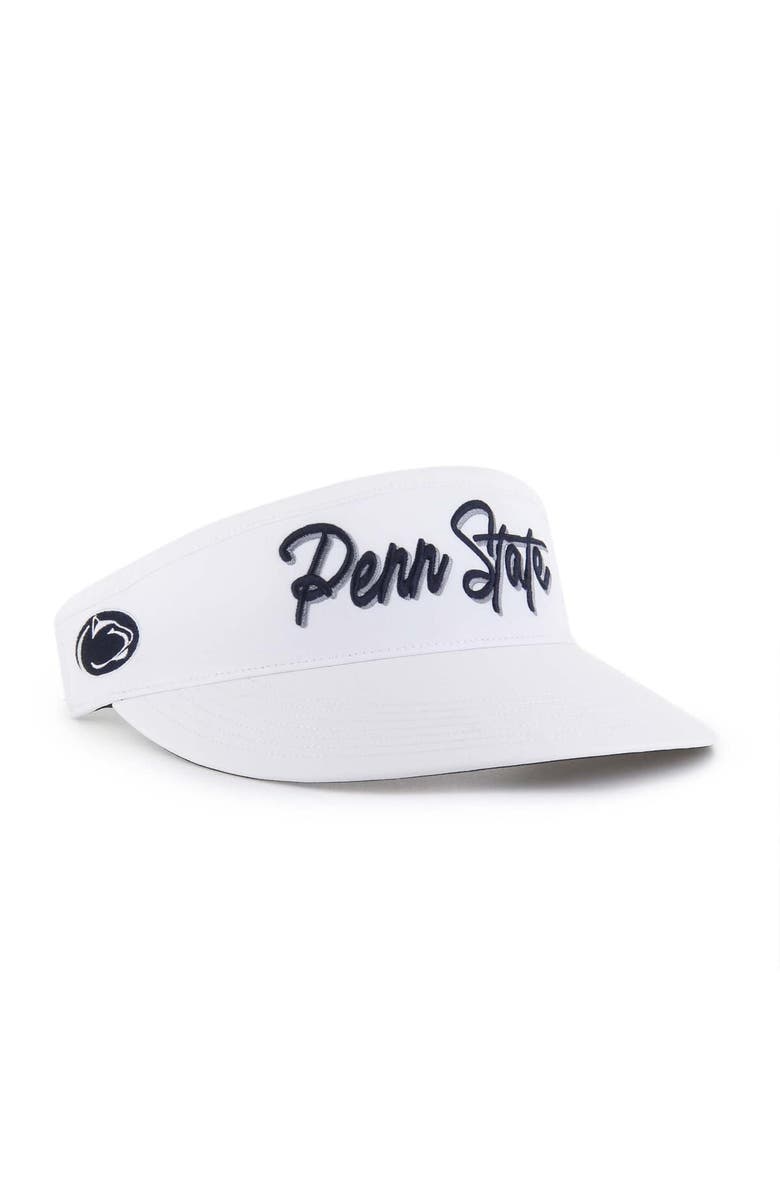 '47 Men's '47 White Penn State Nittany Lions Melbourne brrr° Adjustable Visor, Main, color, White