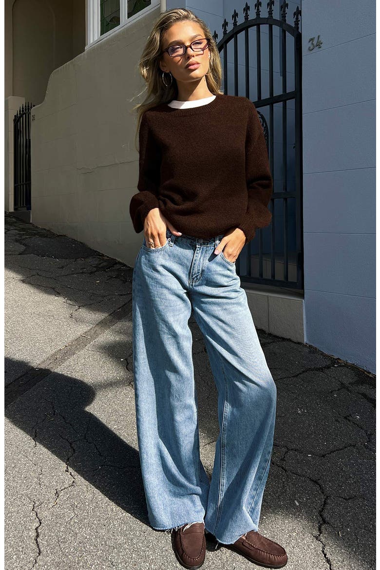 Darla Low Rise Straight Leg Jeans, Alternate, color, VINTAGE LIGHT BLUE
