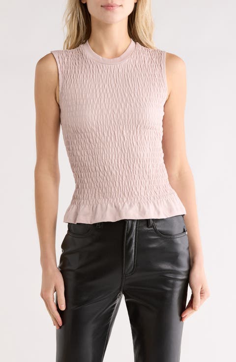 Ode Sleeveless Peplum Top
