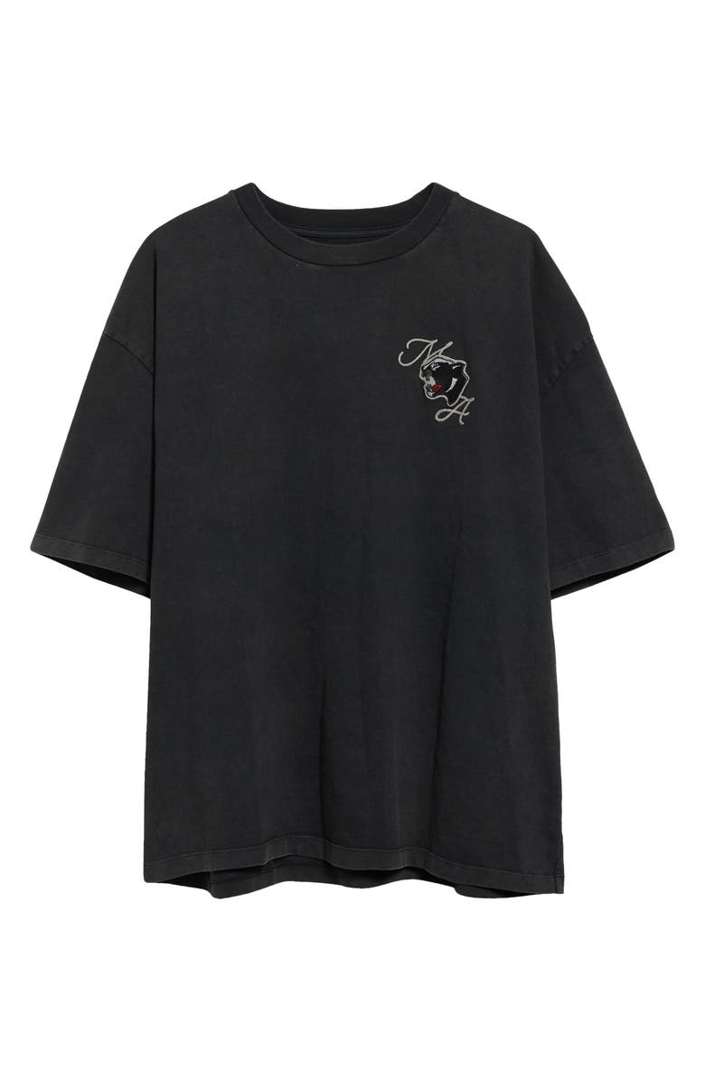 AMIRI Skate Monogram Cotton T-Shirt, Alternate, color, Black