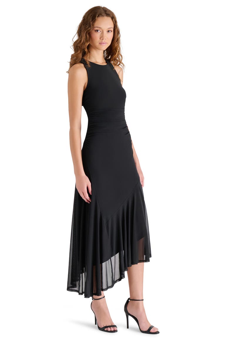 Steve Madden Laney Asymmetric Mesh Dress, Alternate, color,