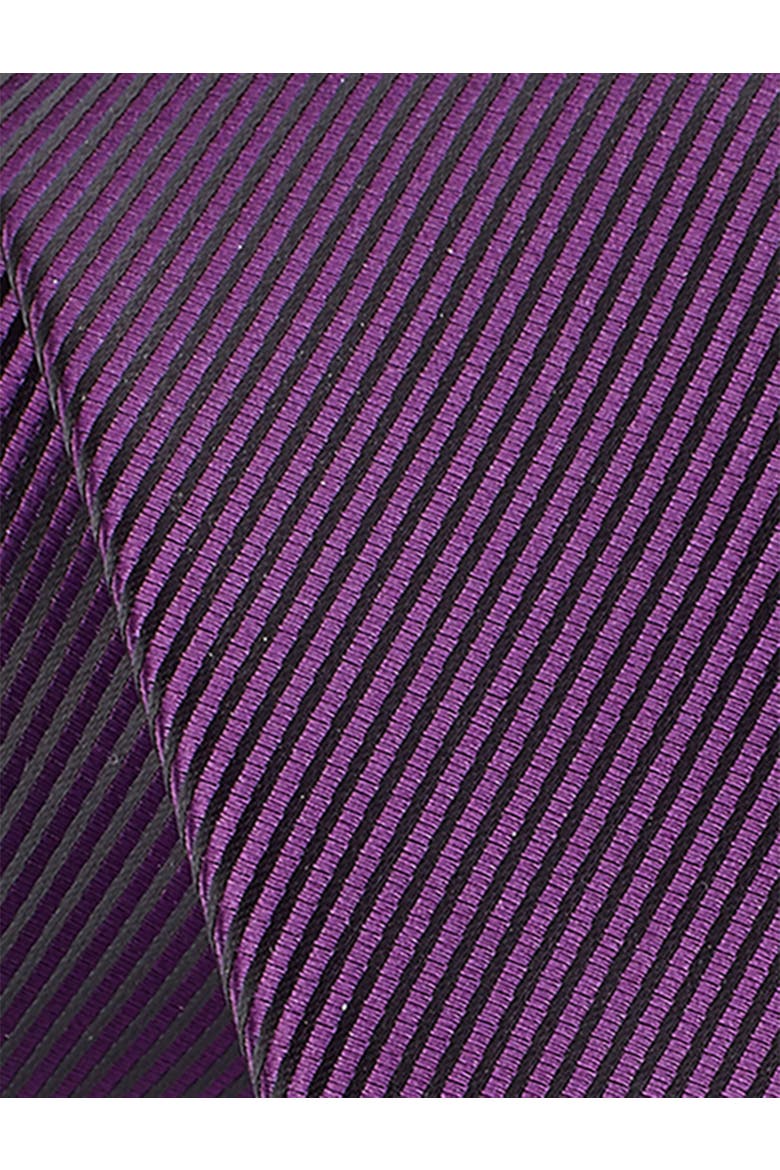 Big & Tall Textured Solid Tie, Alternate, color, PURPLE