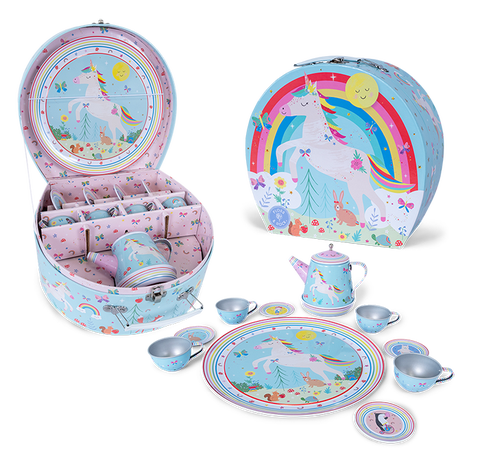 11pc Musical Tea Set in case