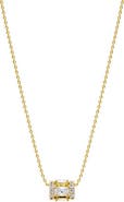 BY ADINA EDEN Baguette Roller Charm Necklace