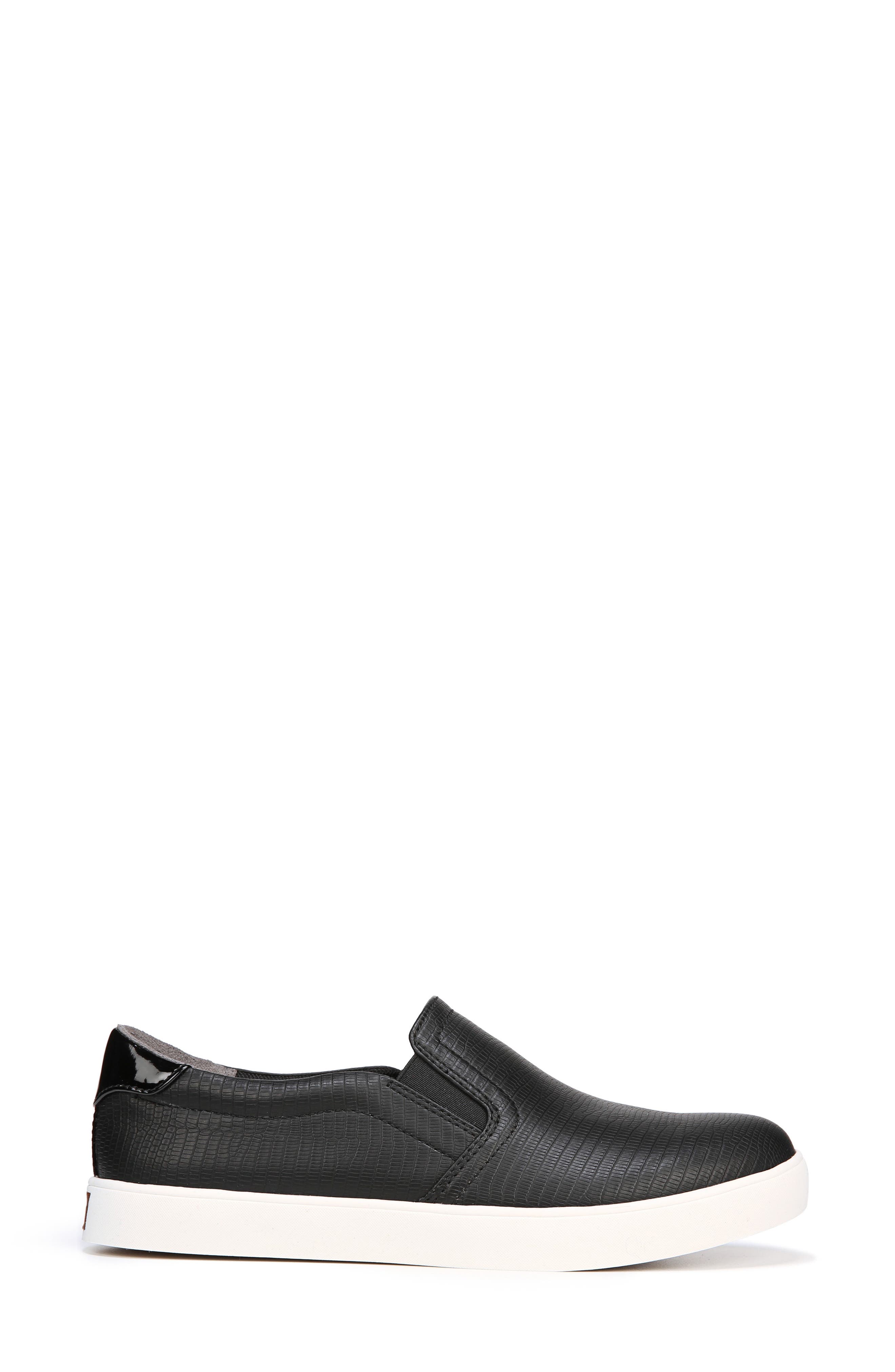 Dr. Scholl's Madison Slip-On Sneaker, Alternate, color, Black Faux Leather