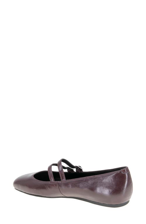 Bcbg Harisa Mary Jane Flat In Burgundy