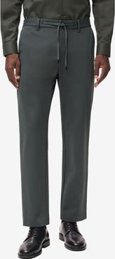 MANGO Slim Fit Drawstring Pants