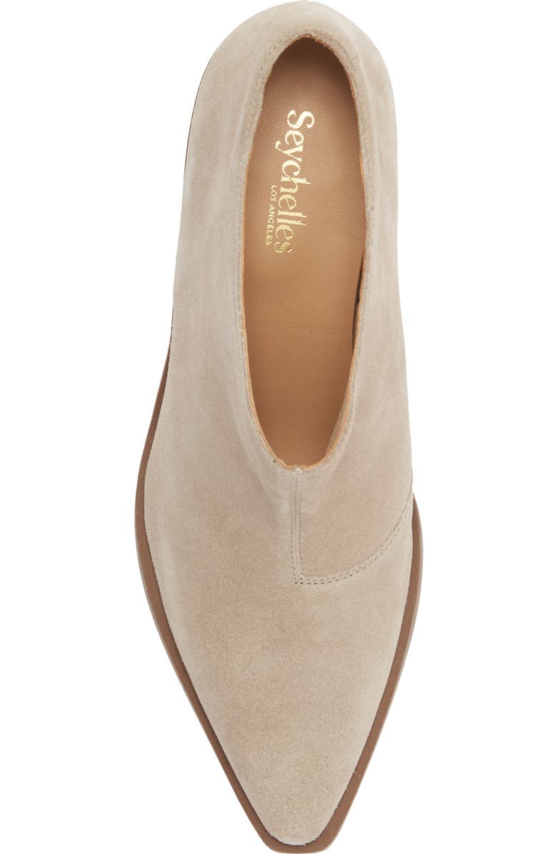 Seychelles Sedona Pointy Toe Bootie, Alternate, color, Taupe