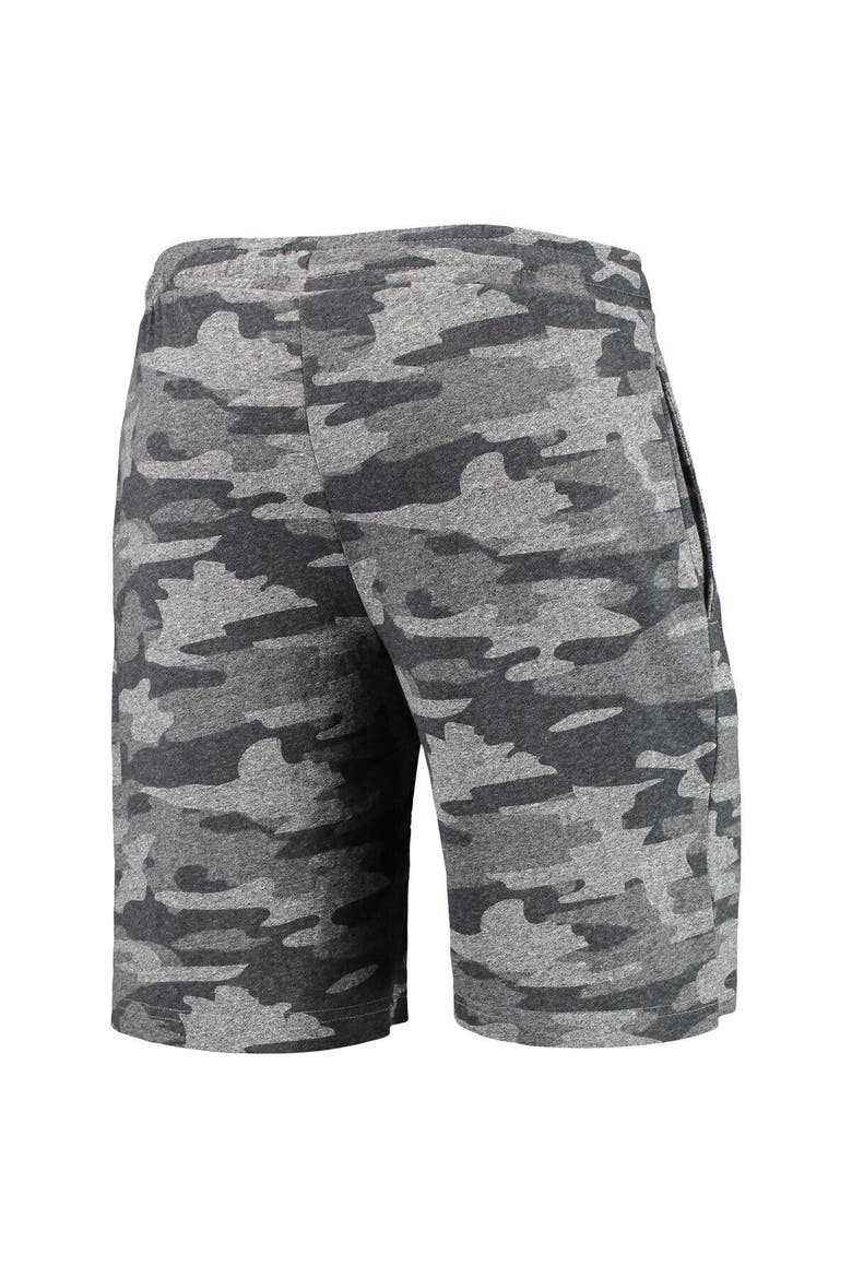 Men's Concepts Sport Charcoal/Gray Ohio State Buckeyes Camo Backup Terry Jam Lounge Shorts, Alternate, color, Charcoal