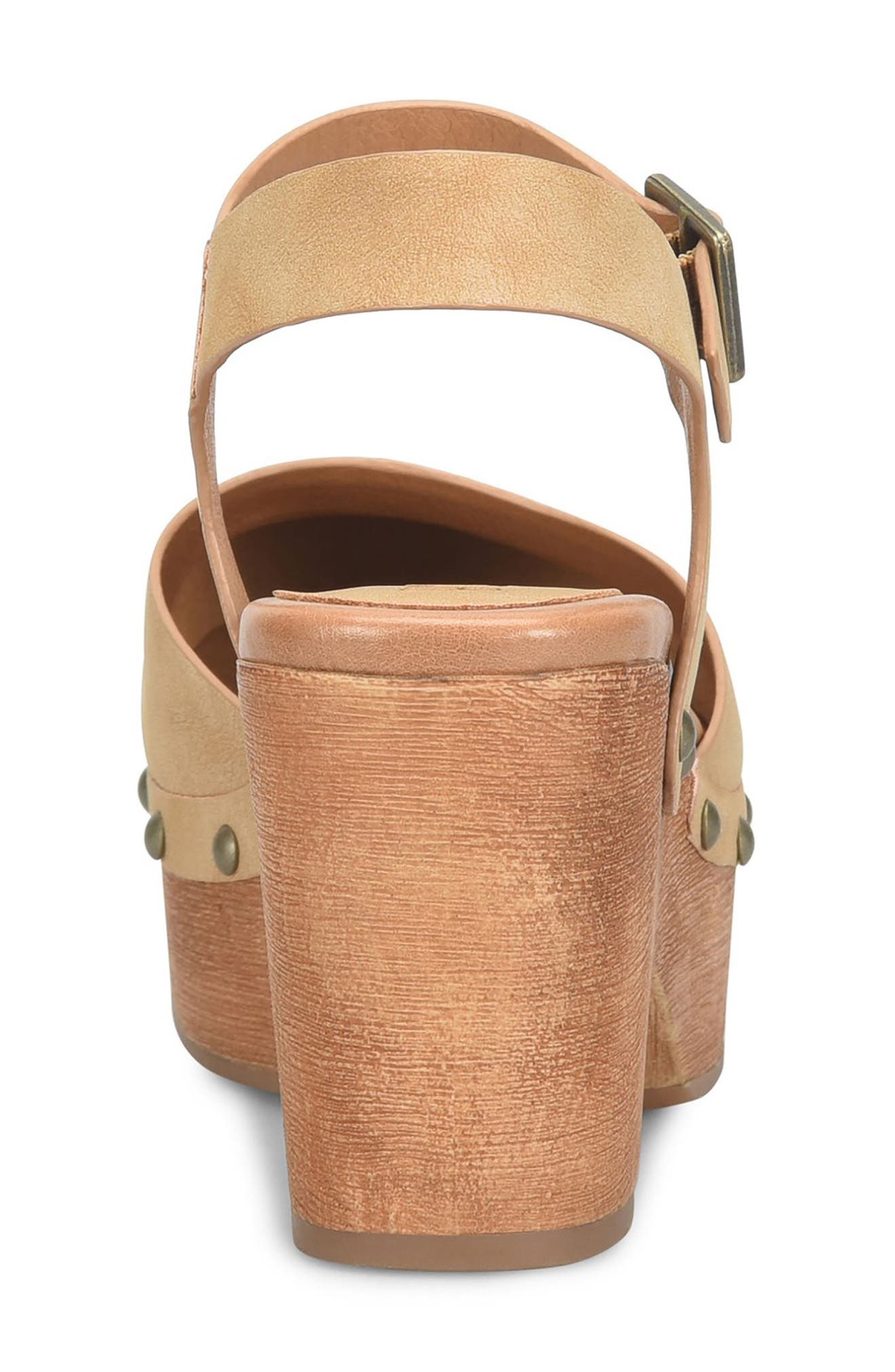Lapra Platform Clog, Alternate, color, NATURAL