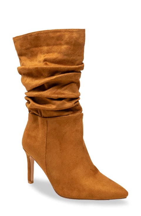 Slouch Pointed Toe Bootie (Women)