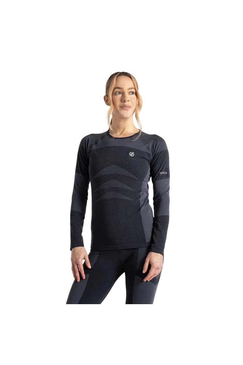 In The Zone Ii Long-sleeved Base Layer Top, Alternate, color, Black