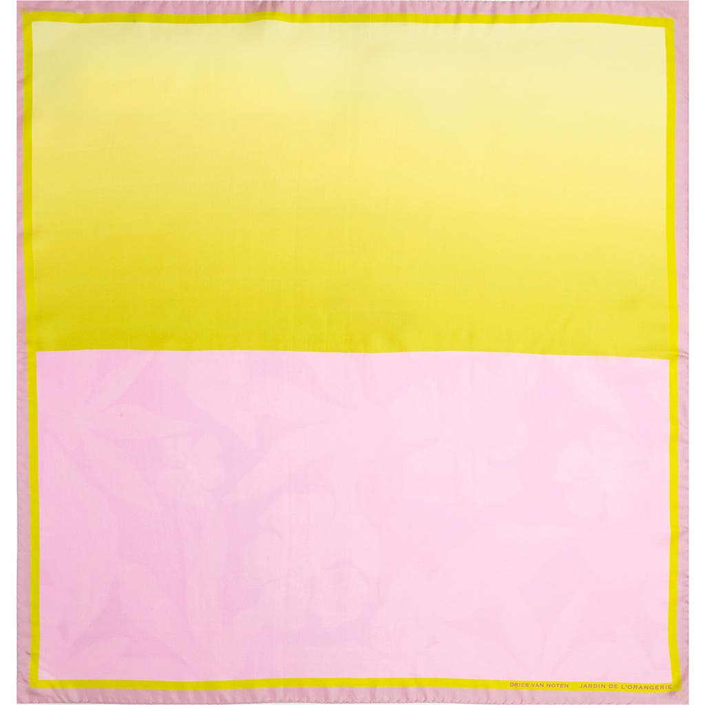 Dries Van Noten Foulard Jardin De L'orangerie Silk Scarf