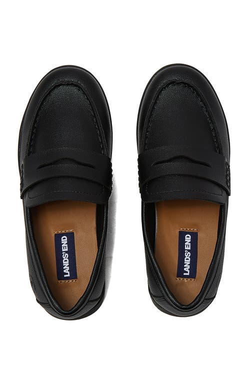 Lands' End Kids Slip On Everyday Penny Loafer In Animal Print