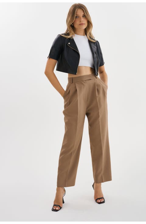 Kirsi Ch | Cropped Biker Jacket