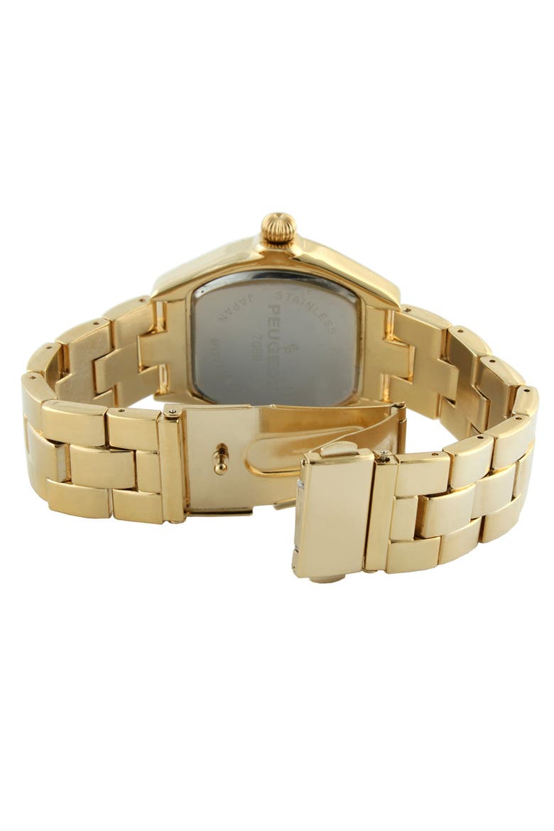 Status Roman Numeral Barrel Bracelet Watch- 36x33MM, Alternate, color, Gold