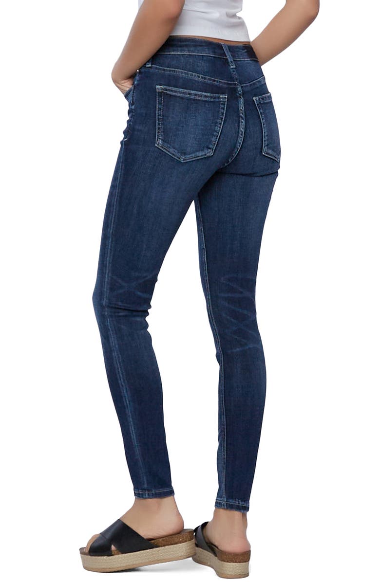 HINT OF BLU High Waist Skinny Leg Jeans, Alternate, color, 