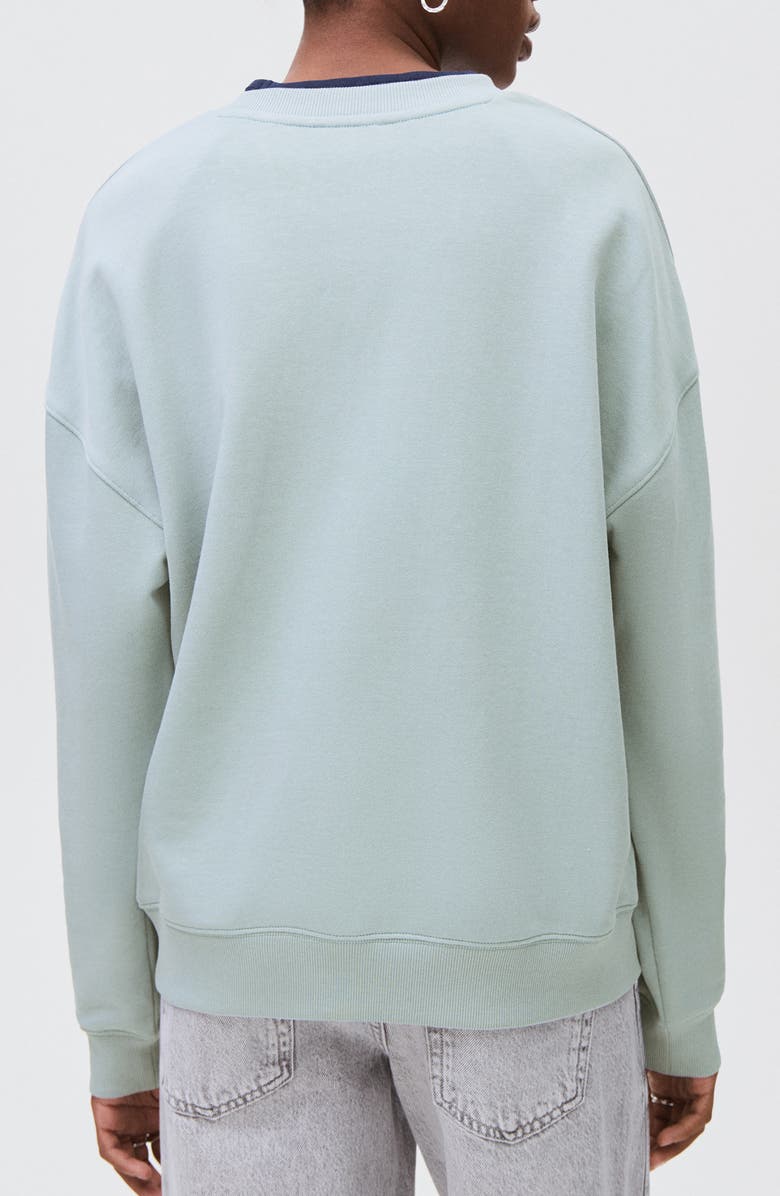 MANGO TEEN Star Studded Sweatshirt, Alternate, color, Green