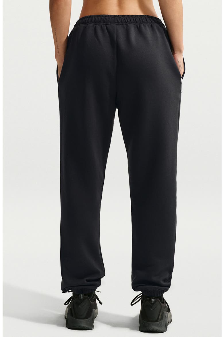 Logo Fleece Sweatpants, Alternate, color, BLACK/ UNIVERSITY RED/ WHITE
