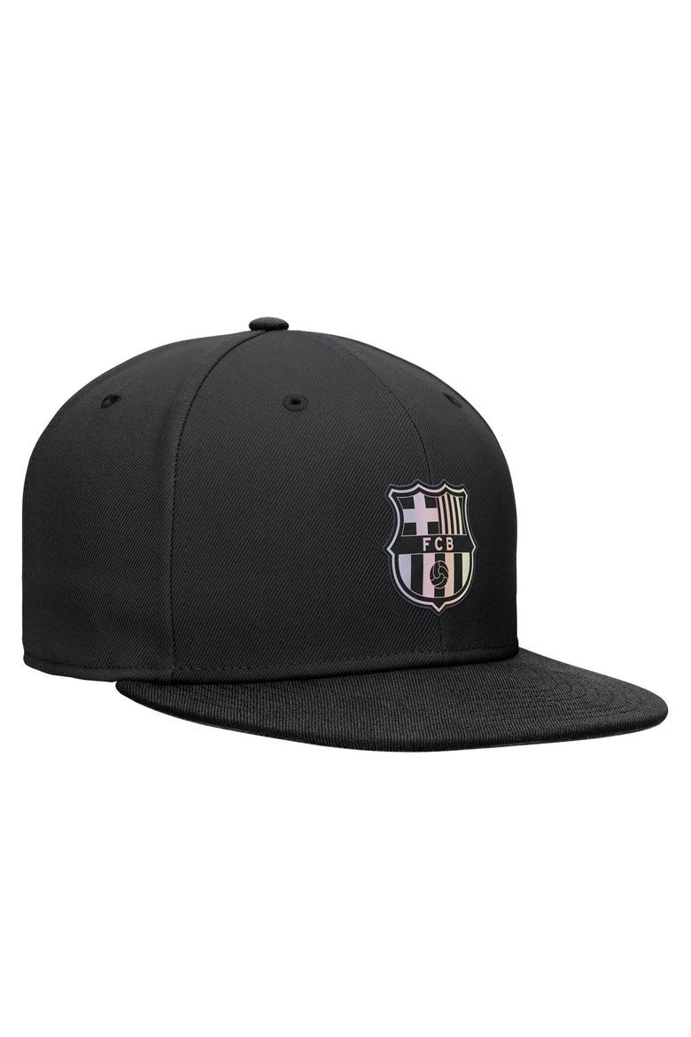 Men's Nike Black Barcelona Pro Snapback Hat, Alternate, color, Black