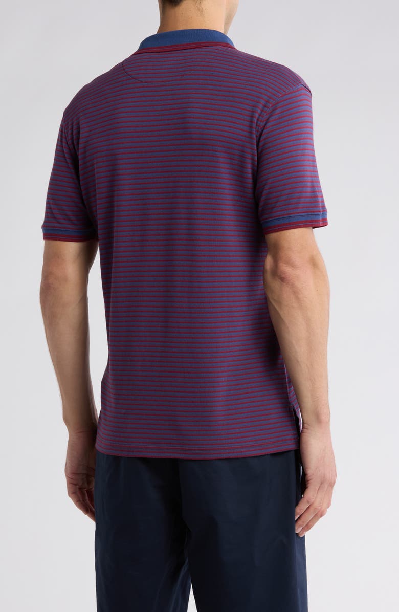 Rodd & Gunn Pine Hill Stripe Polo, Alternate, color, Burgundy Multi