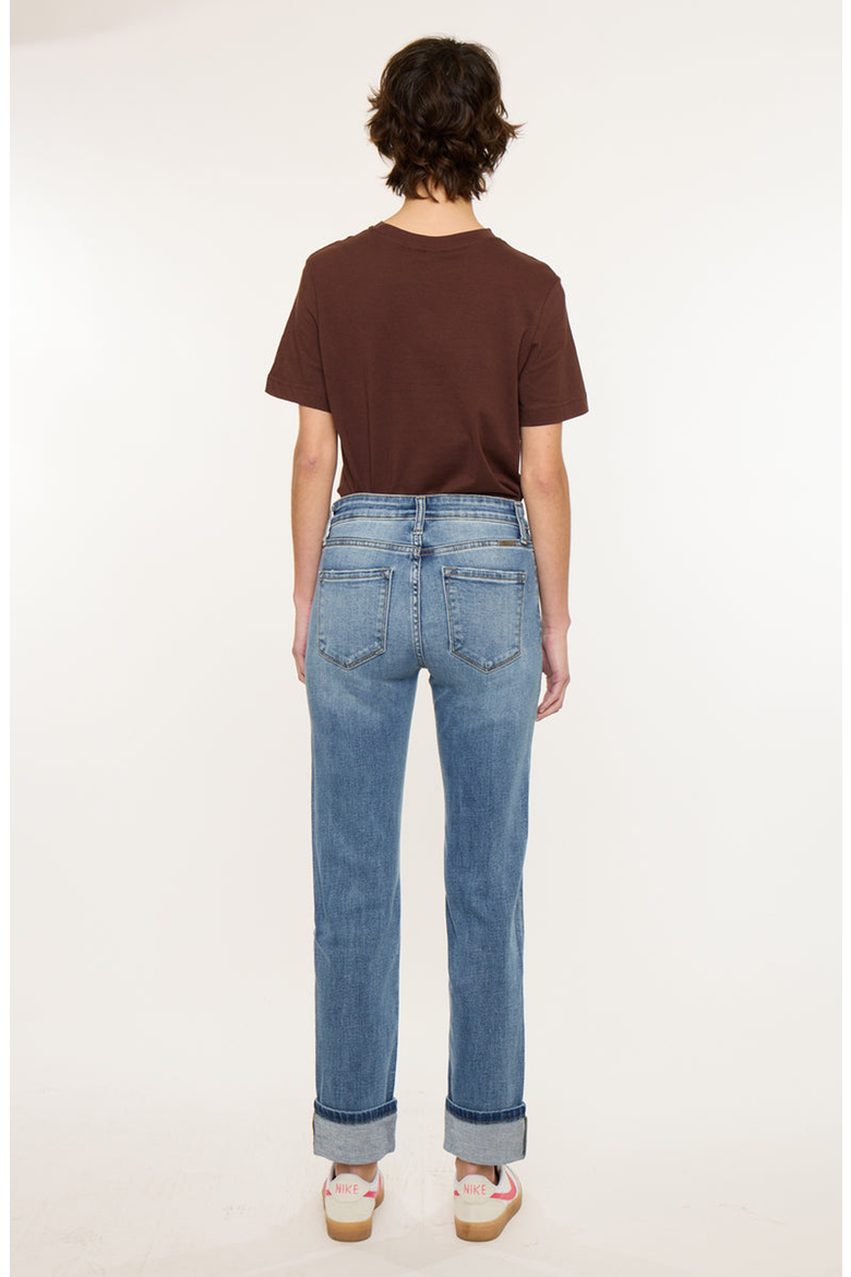 Noelle Essentials High Rise Skinny Straight Jeans, Alternate, color, Medium Wash