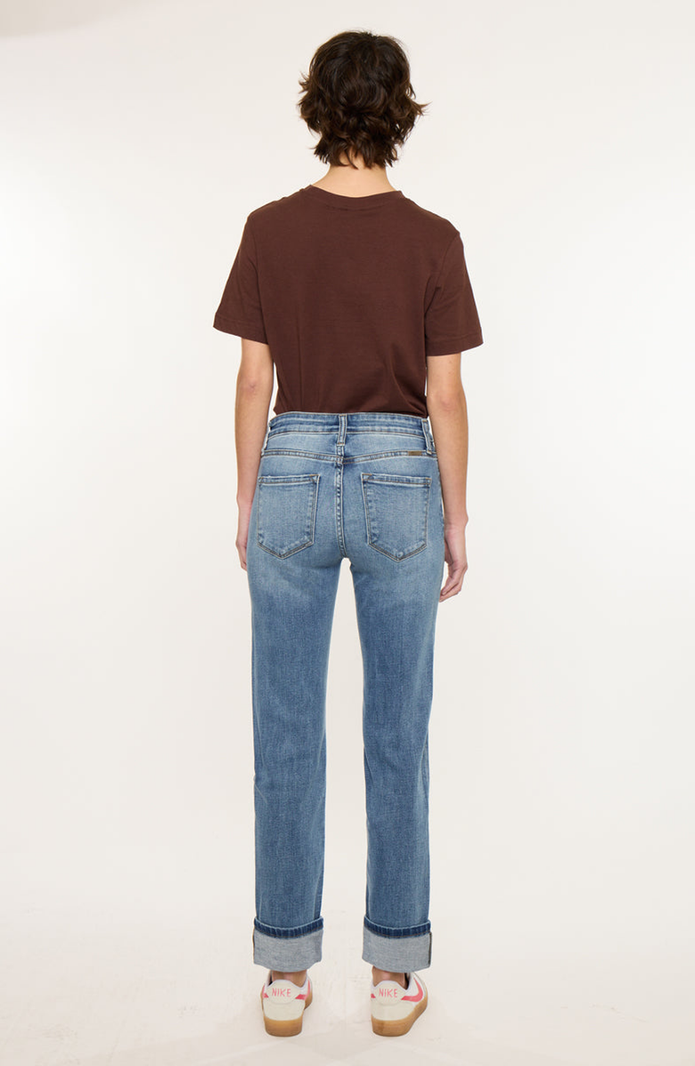 KanCan Noelle Essentials High Rise Skinny Straight Jeans, Alternate, color, Medium Wash