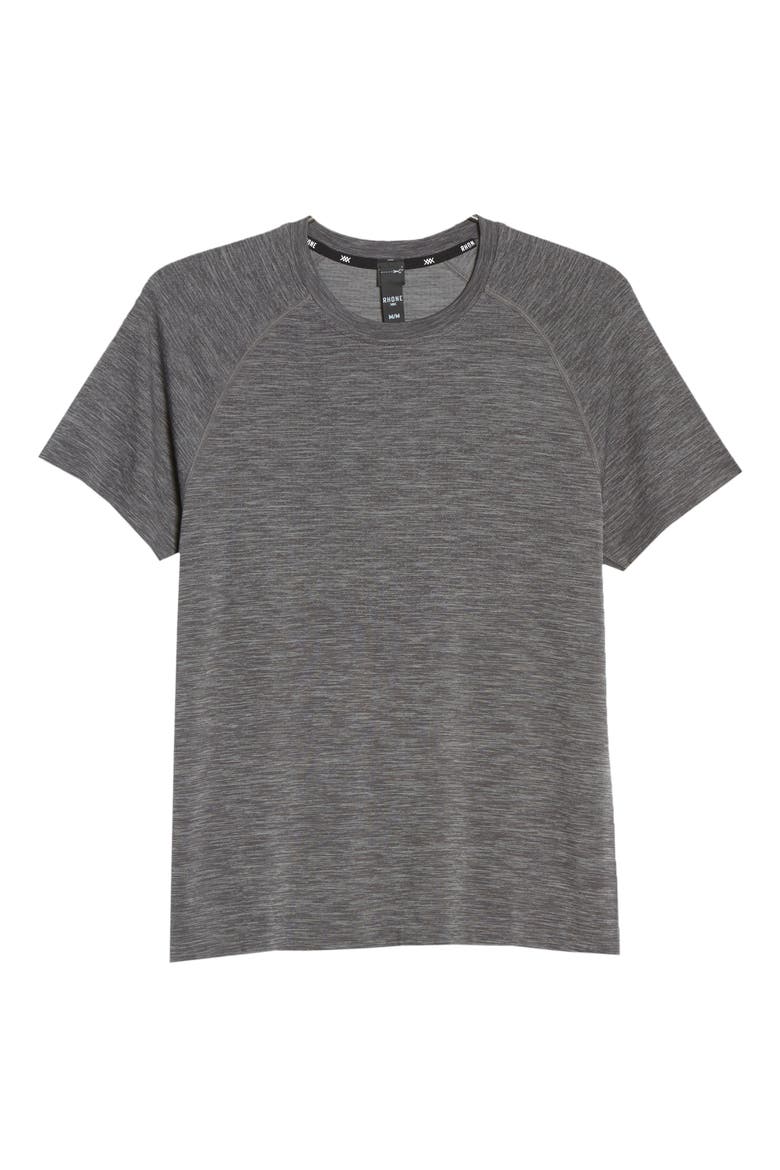Reign Tech Short Sleeve T-Shirt, Main, color, ASPHALT HEATHER