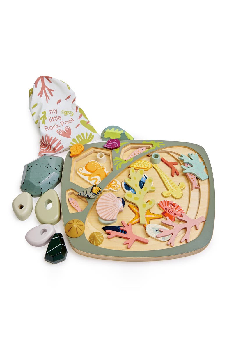My Little Rock Pool Wooden Playset, Alternate, color, MULTI