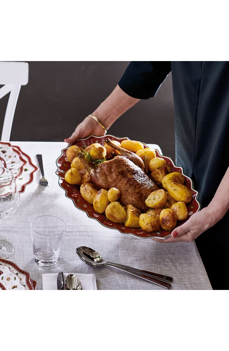 Villeroy & Boch Toy's Delight Oval Platter, Alternate, color, Red