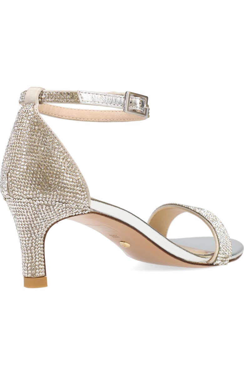 Pelle Moda Uciel Ankle Strap Sandal, Alternate, color, Silver