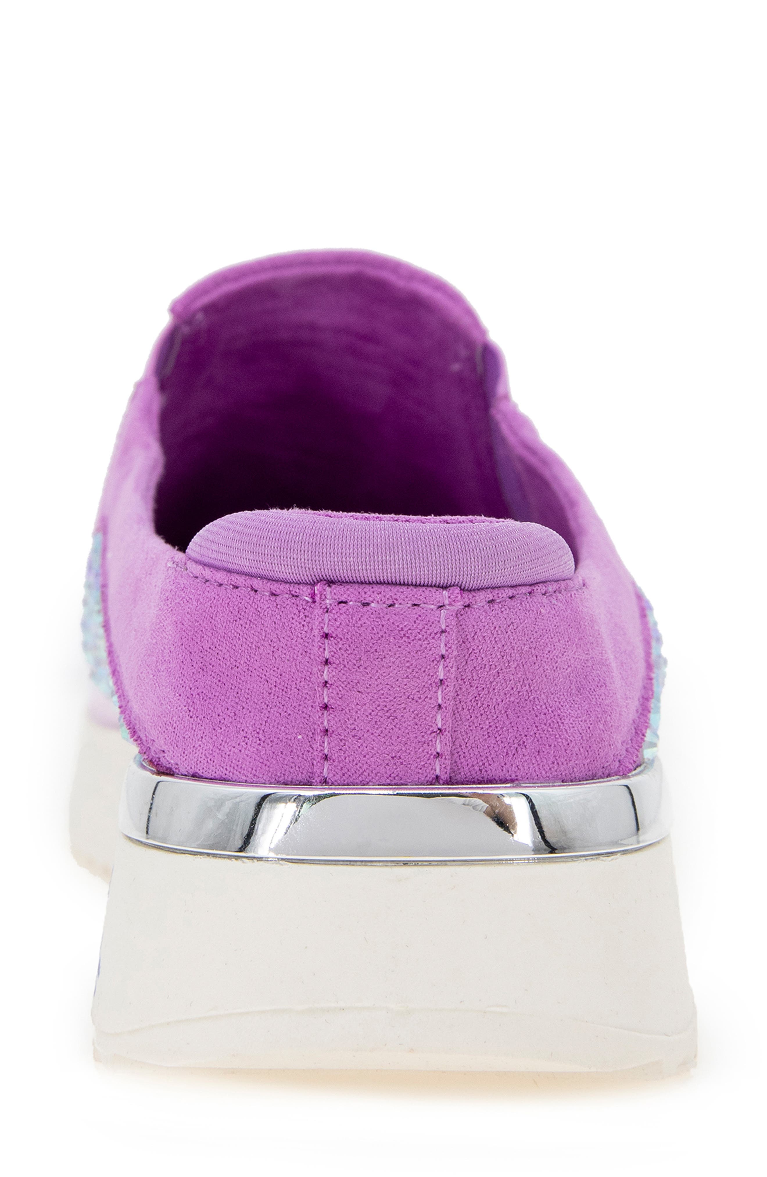 Cameron Rhinestone Sneaker Mule, Alternate, color, PANSY OMBRE KNIT