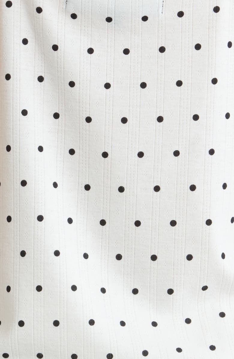 French Connection Print Pointelle Knit Short Pajamas, Alternate, color,