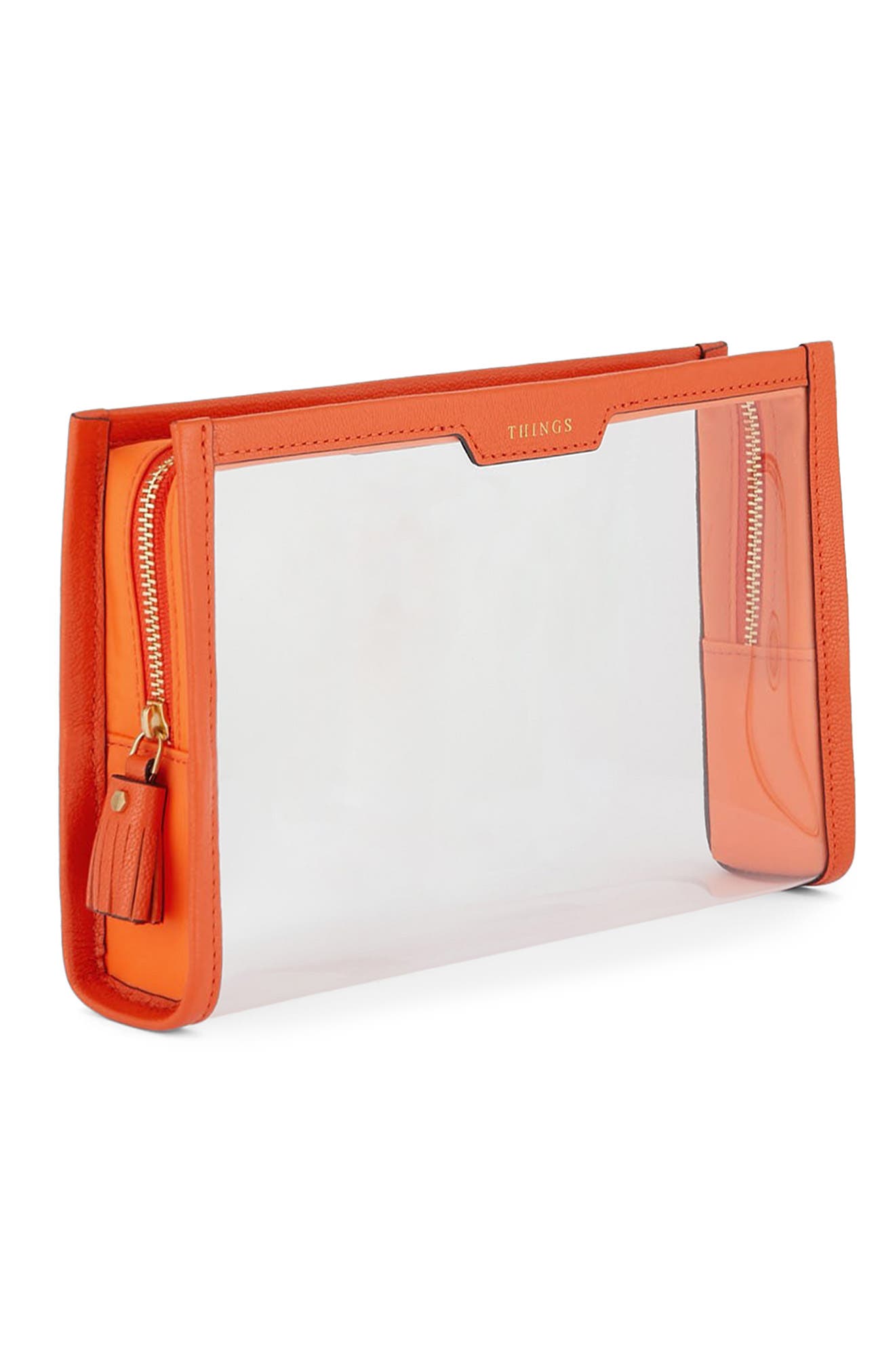 Anya Hindmarch Things Recycled TPU Zip Pouch, Alternate, color, 