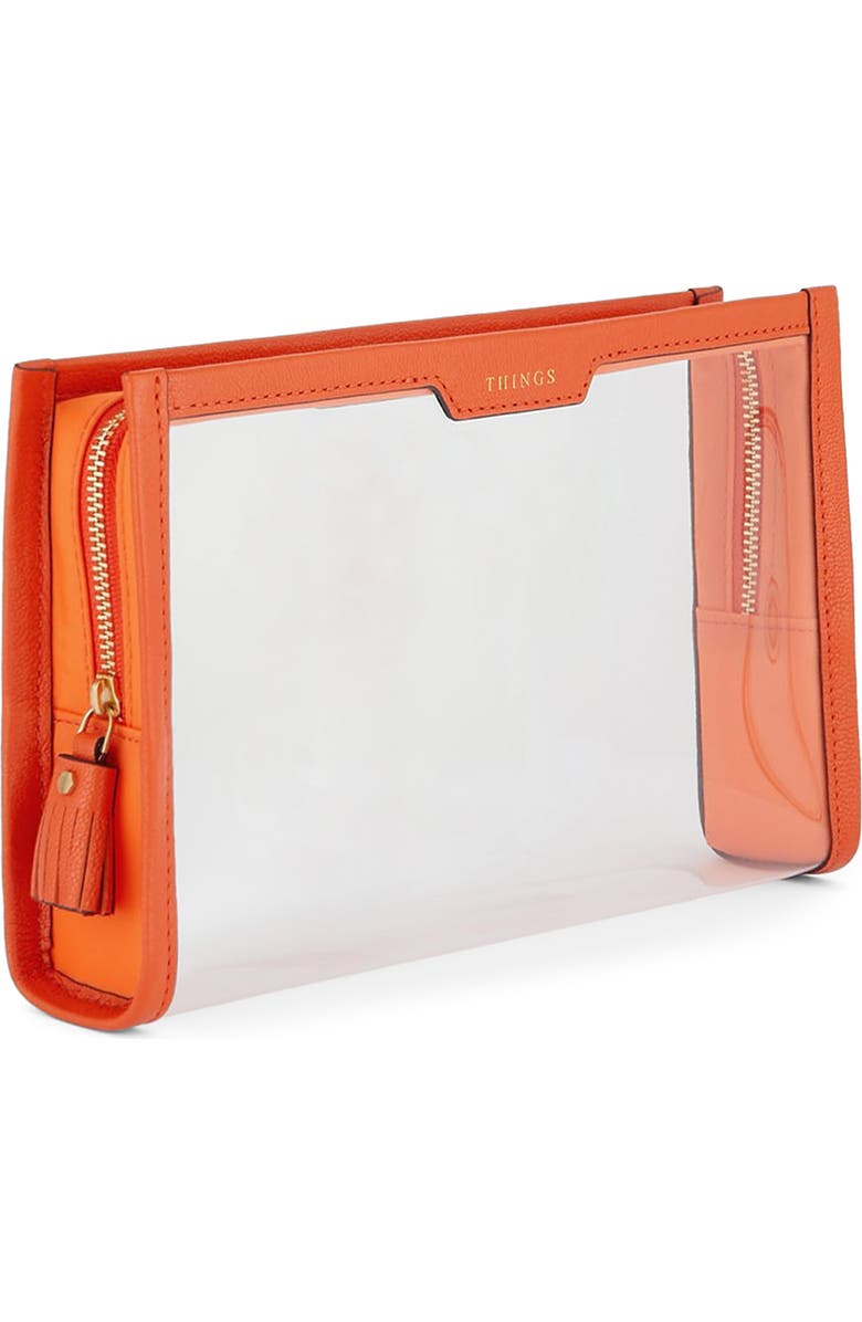 Anya Hindmarch Things Recycled TPU Zip Pouch, Alternate, color,