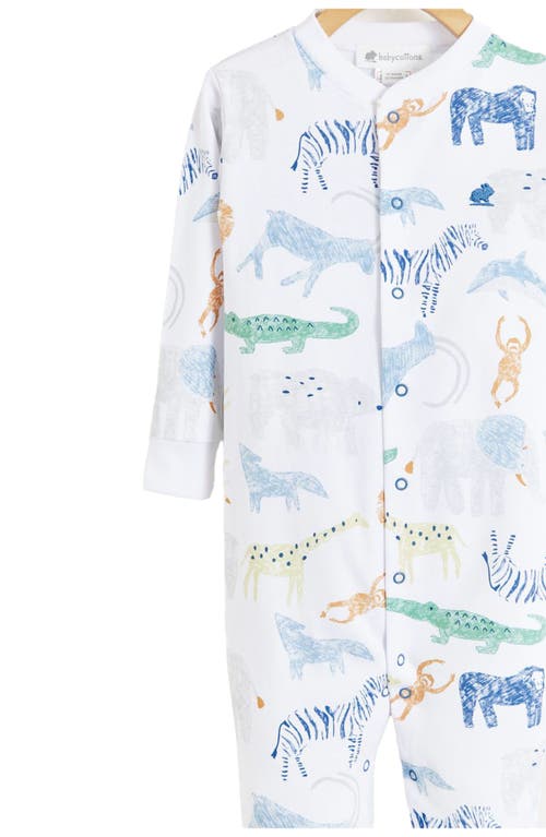 Babycottons Kenya Footie Snug Pajamas In Multicolor