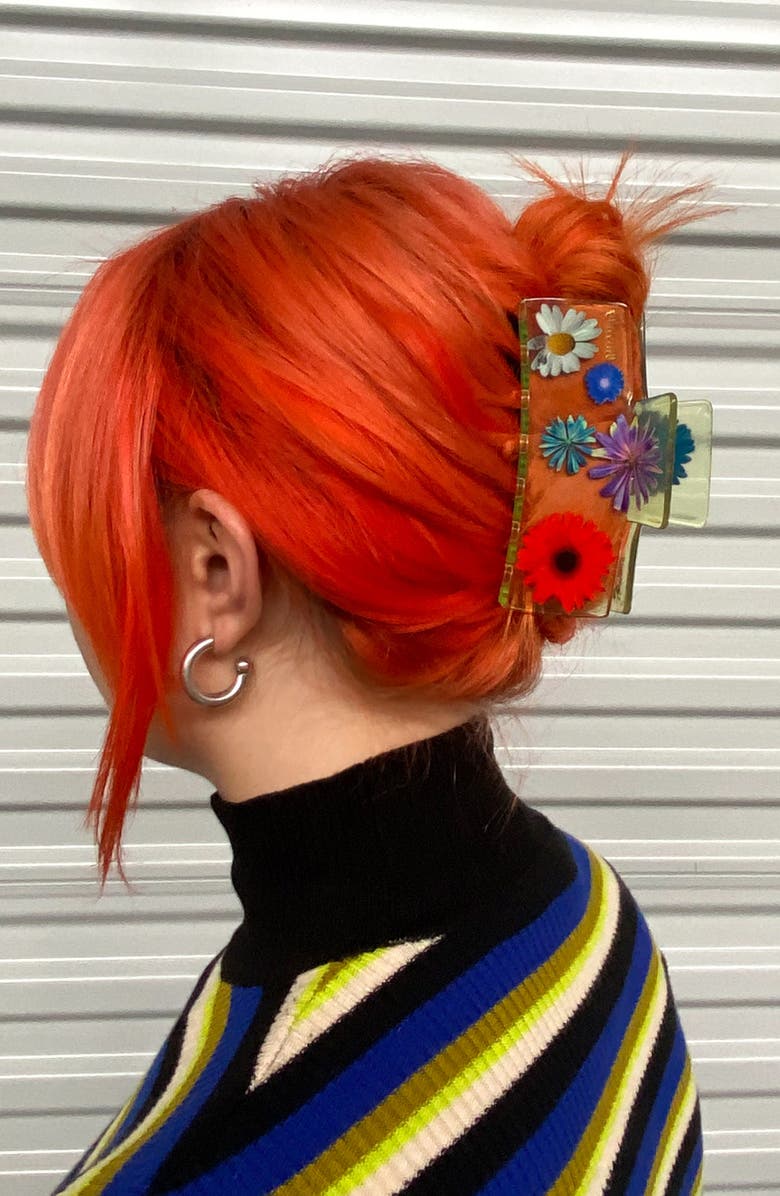 Chunks Flower Power Claw Clip, Alternate, color, 