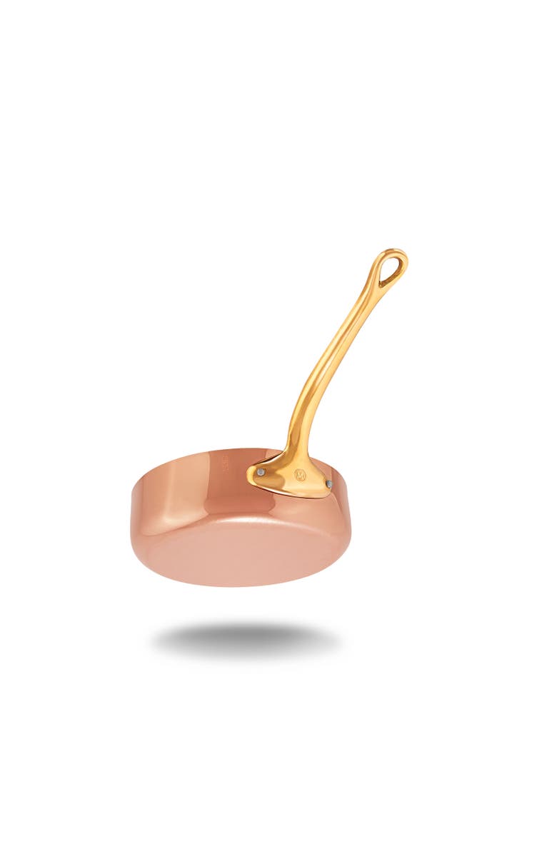 Mauviel M'Heritage M'200 B 3.3 Quart Saute Pan With Lid, Brass Handle, Alternate, color, Copper