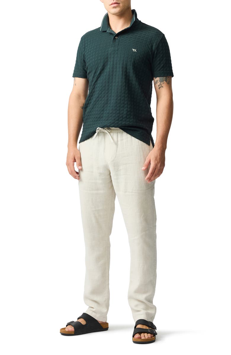 Rodd & Gunn Glen Albyn Geo Texture Cotton Polo, Alternate, color,