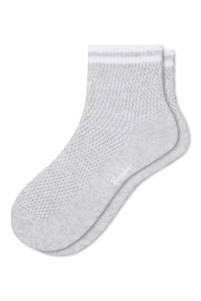 Open Stitch Ankle Socks, Alternate, color, VARSITY GREY