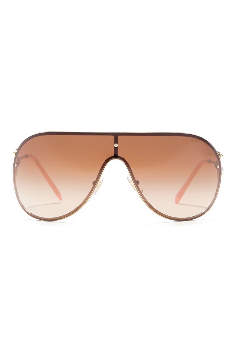 67mm Pilot Sunglasses, Main, color, PALE GOLD BROWN GRAD