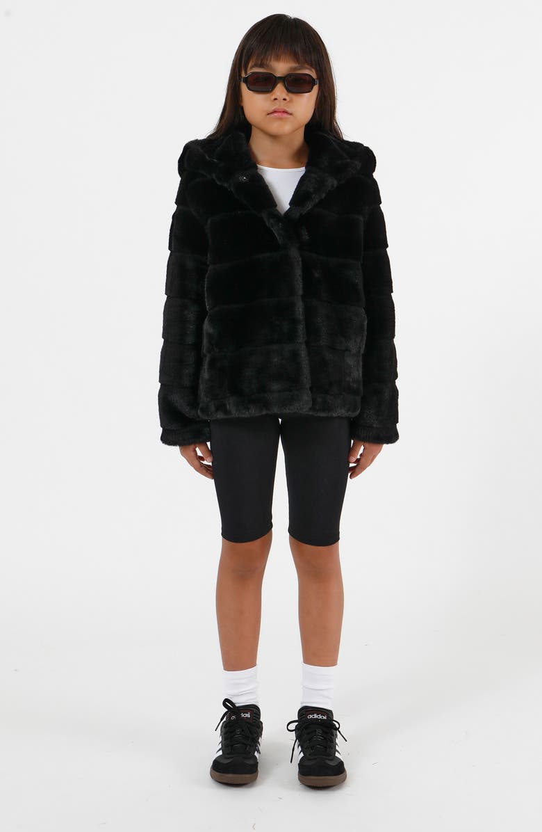 Apparis Kids' Goldie Faux Fur Coat, Alternate, color, 