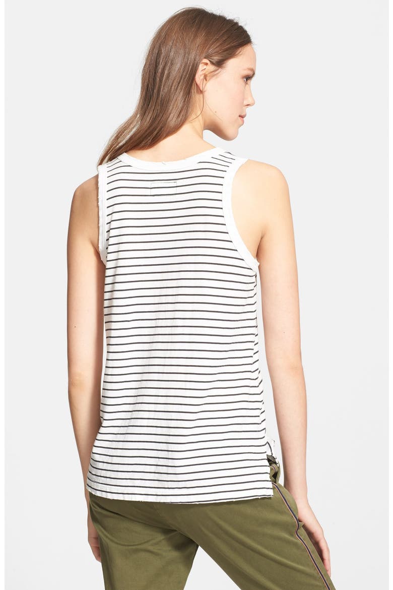 'The Muscle Tee' Stripe Tank, Alternate, color, OAKLAND STRIPE